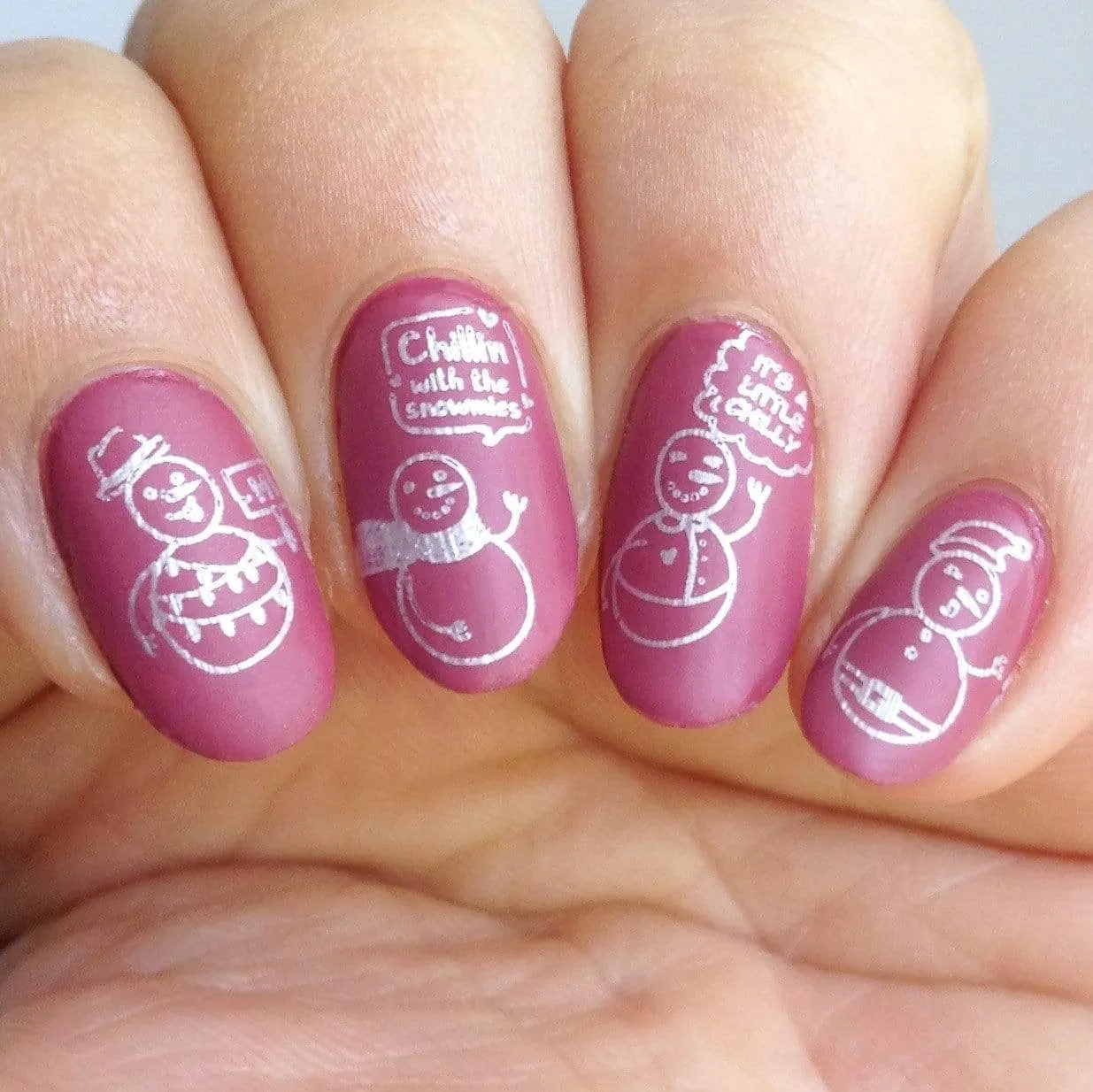Frozen (B316) Metallic Pearl White Stamping Polish